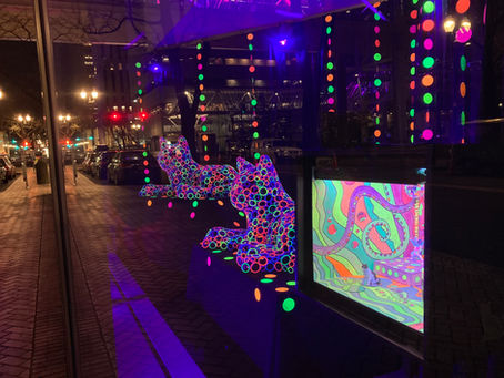 Glow Cats at PDXWLF2023